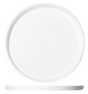 Блюдо круглое с бортом «Кунстверк» D=20см; белый (Kunstwerk)