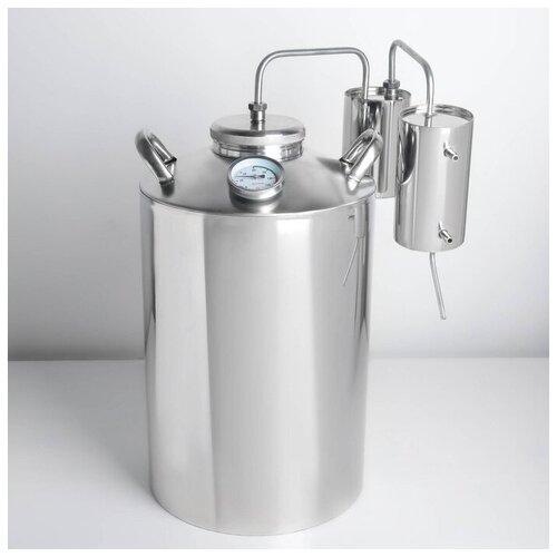 Дистиллятор 25 л горло 10 см термометр клапан 1392300₽