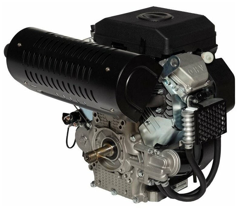 Двигатель бензиновый Loncin LC2V78FD-2 (D type) (24л.с., 678куб. см, V-образн, вал 28.575, электрический старт, катушка 20А) - фотография № 4