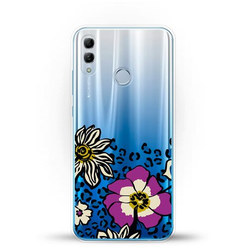 фото Силиконовый чехол цветы с узором на honor 10 lite andy & paul