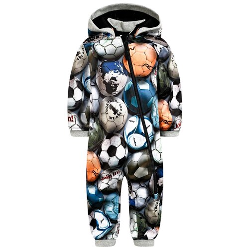 фото Летний комбинезон на замке football camo molo 80 см