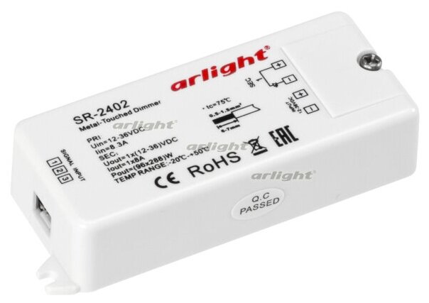 Диммер SR-2402 (12-36V, 96-288W, Metal-Touch) (arlight, -)