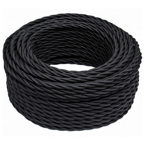 Bironi Провод ретро 2х15 матов черн уп20м Bironi B1-424-73-20 2150₽