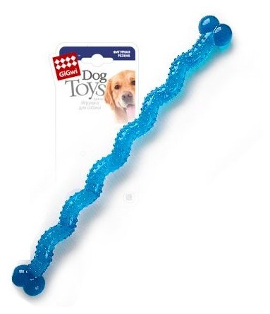 Игрушка для собак GiGwi Косточка резиновая длинная 48 см (1 шт) - фотография № 10