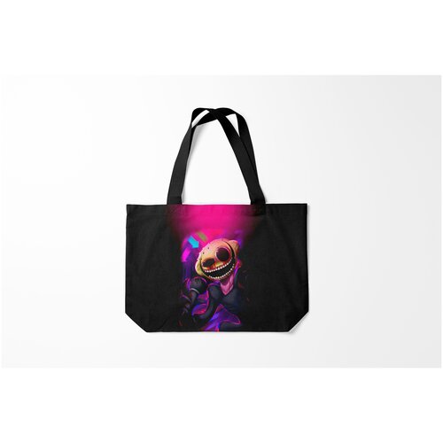 фото Сумка-шоппер / 46х35 см / геймерам / friday night funkin монстр burnettie