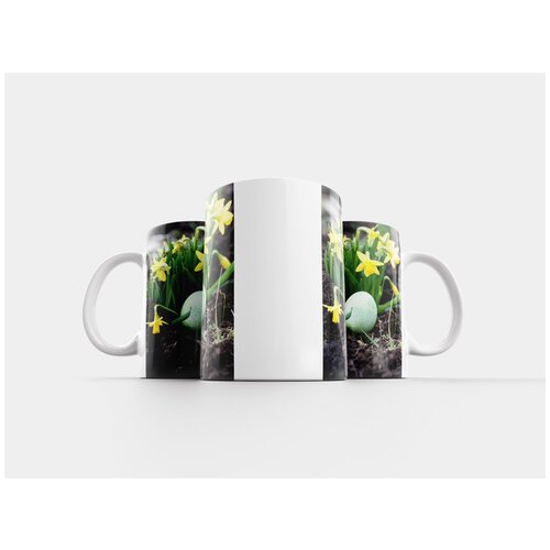 фото Кружка "пасхальный, цветок, нарциссы" 320 мл lotsprints