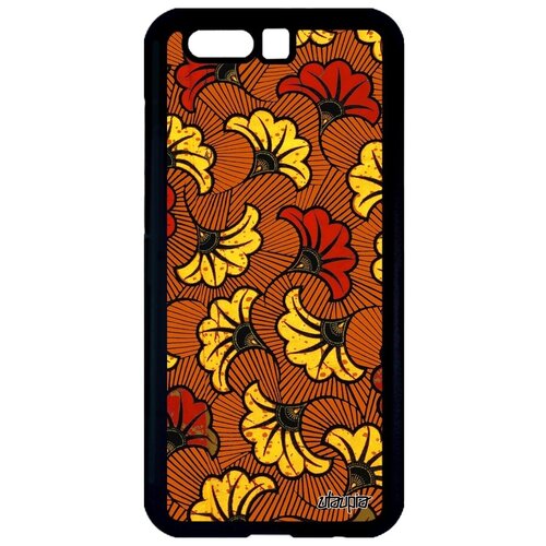 фото Противоударный чехол на телефон // honor 9 // "африканский принт" дизайн этнический, utaupia, оранжевый