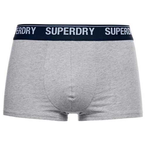 Трусы боксеры Superdry, средняя посадка, размер XL, красный, бордовый, 2 шт.