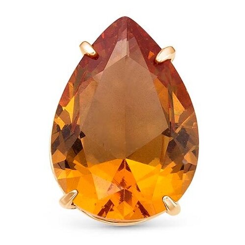 фото Подвеска красная пресня, султанит синтетический, коричневый