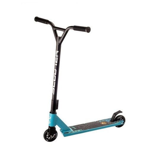 фото Самокат трюковой wx-st220 (колеса 100 мм alu обод) - sport голубой/бирюзовый