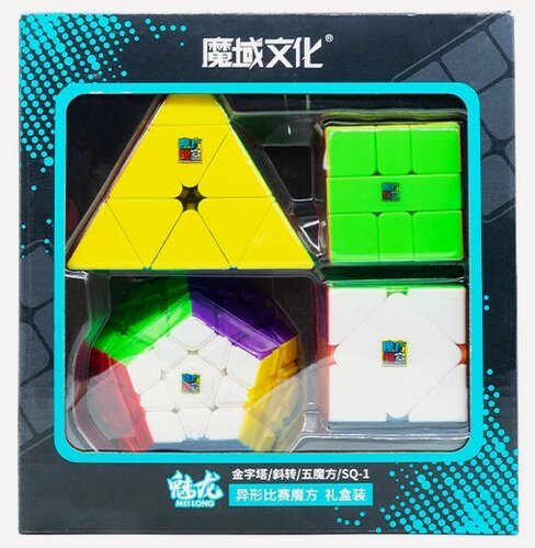 Изображение товара Набор Нестандартных Головоломок для спидкубинга MoYu MeiLong WCA Set / Головоломка для подарка / Цветной пластик