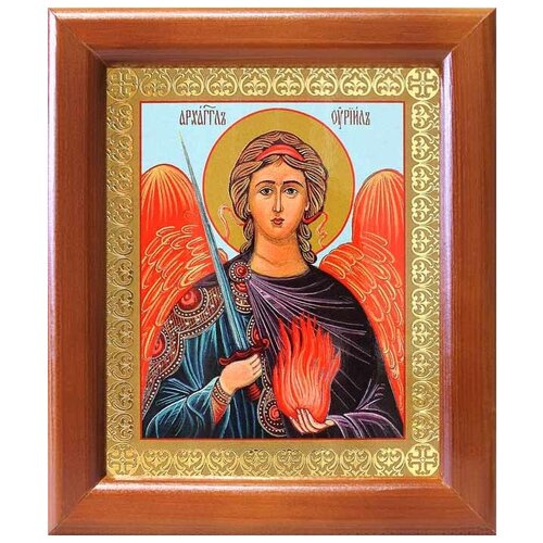 архангел уриил икона в резной рамке Архангел Уриил, икона в рамке 12,5*14,5 см