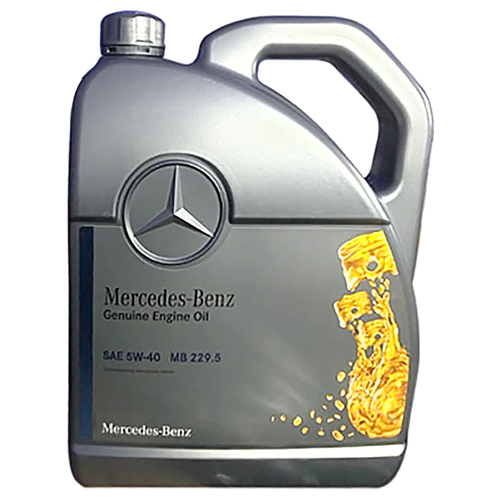 фото Синтетическое моторное масло mercedes-benz mb 229.5 5w-40, 5 л