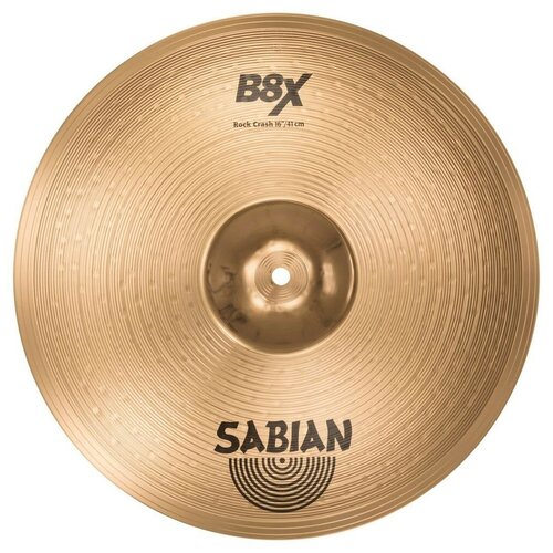 Sabian 16 B8X Rock Crash тарелка 16 Crash тарелка оркестровая sabian 14 b8x marching