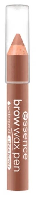 Восковой карандаш для бровей Essence BROW WAX PEN тон 02 light brown