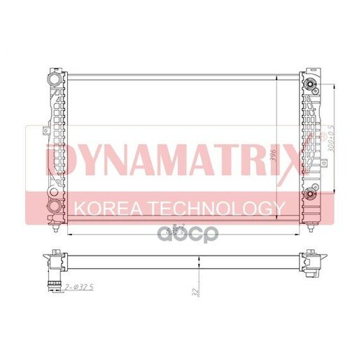 Радиатор охлаждения двигателя DYNAMATRIX 1232969162 DR60499 4SAP9 B0 ZN1C DYNAMATRIX