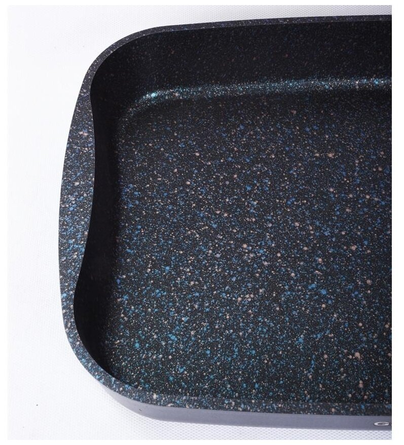 Противень Granit Ultra blue, 36,5?26?5,5 см, антипригарное покрытие, цвет чёрный - фотография № 3