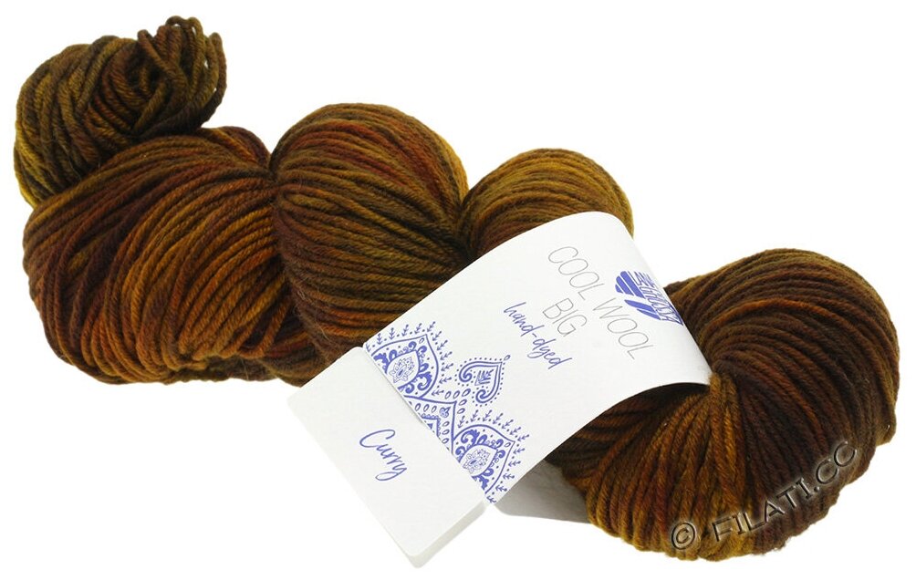 Пряжа Lana Grossa Cool Wool Big hand-dyed, цвет 203