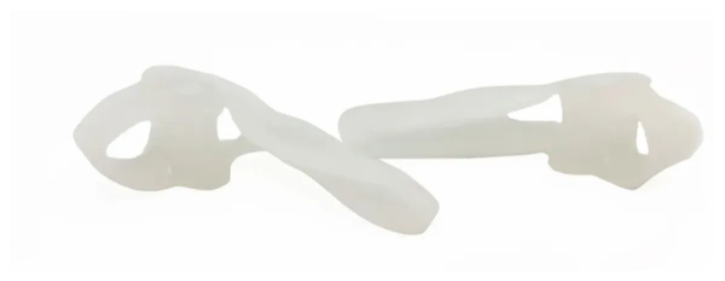 Силиконовые накладки на косточку большого пальца ноги с разделителем на 2 пальца/ Силиконовый разделитель пальцев