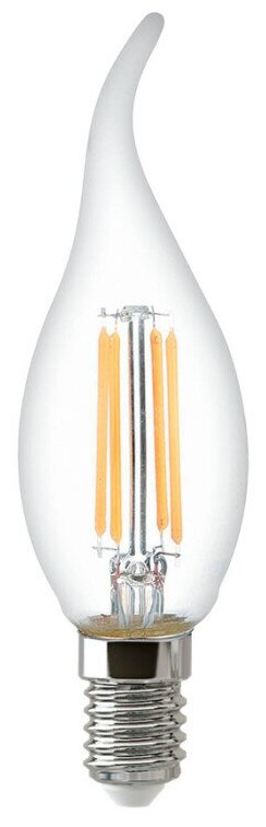 Лампа филаментная Thomson E14, свеча на ветру, 11Вт, TH-B2079, одна шт.