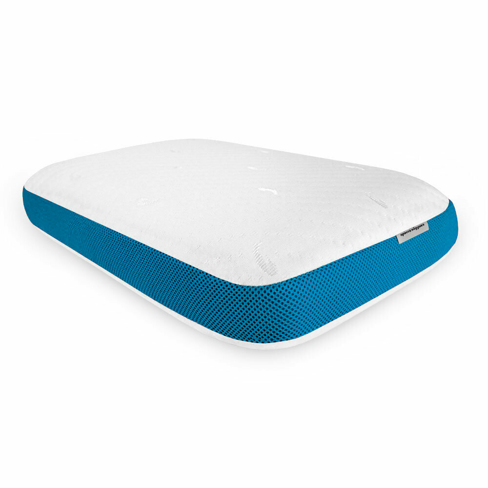 фото Ортопедическая подушка с охлаждением с эффектом памяти средней жёсткости 60х40х11 см