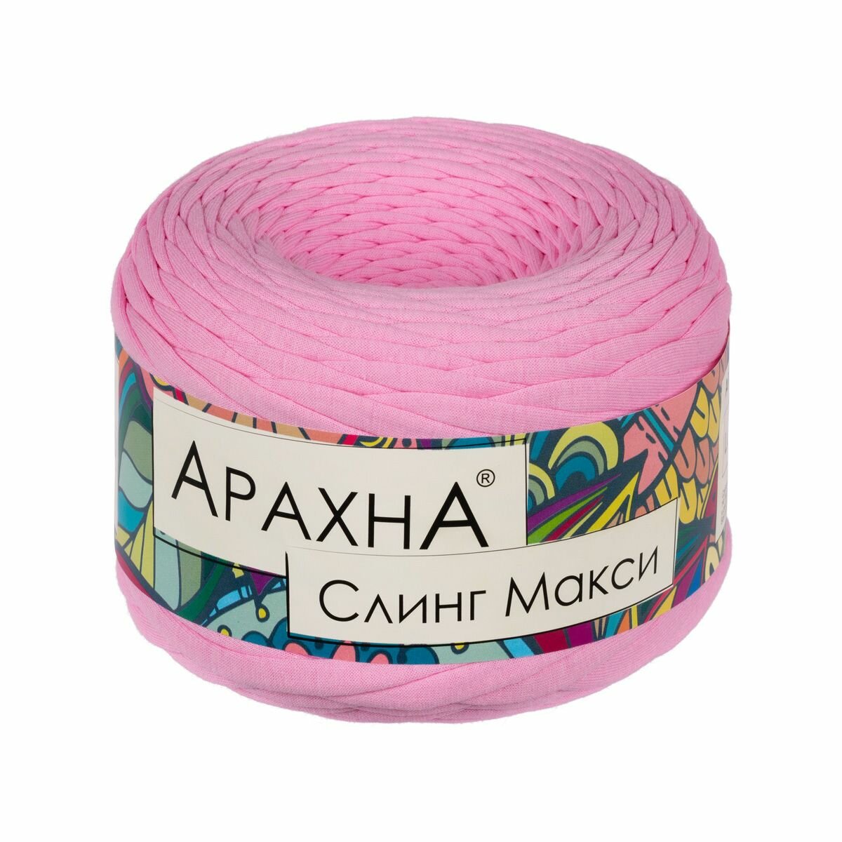 Пряжа ARACHNA Sling Maxi 100% хлопок 4 шт. х 300 г, 100 м №61 розовый