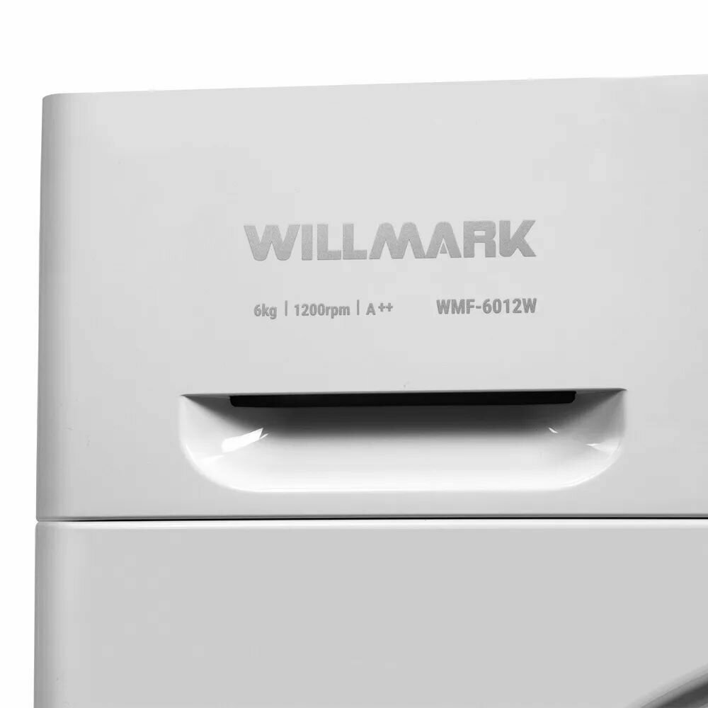 машина стиральная WILLMARK WMF-6012W 1200об/6кг/44,5см дозагрузка белья - фото №9