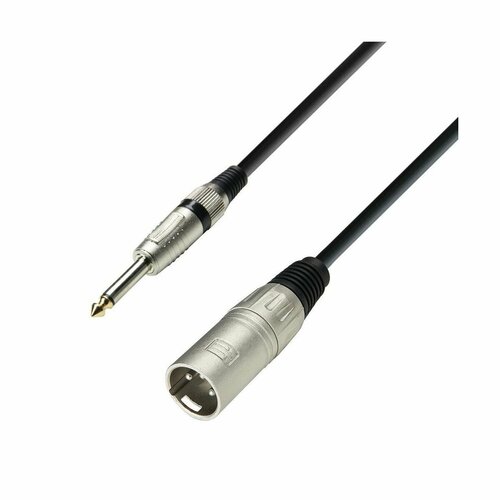 Adam Hall K3 MMP 1000 микрофонный кабель XLR(M)-6,3 Jack mono, 10м
