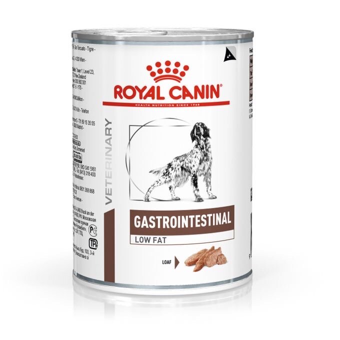 Влажный корм для собак Royal Canin Gastro Intestinal при болезнях ЖКТ, с низким содержанием жира 1 уп. х 12 шт. х 420 г