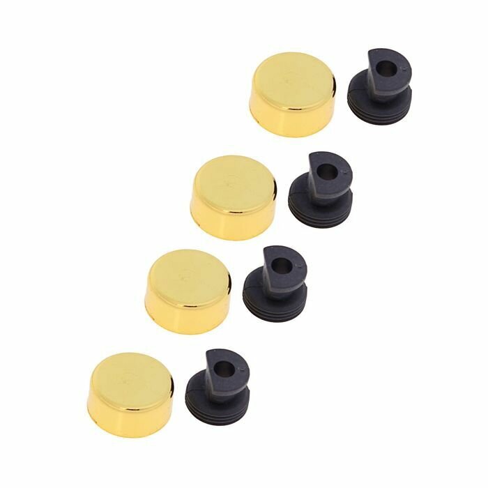 Зеркалодержатель (арт.1189) d 17 мм без сверления цвет золото 4 шт.