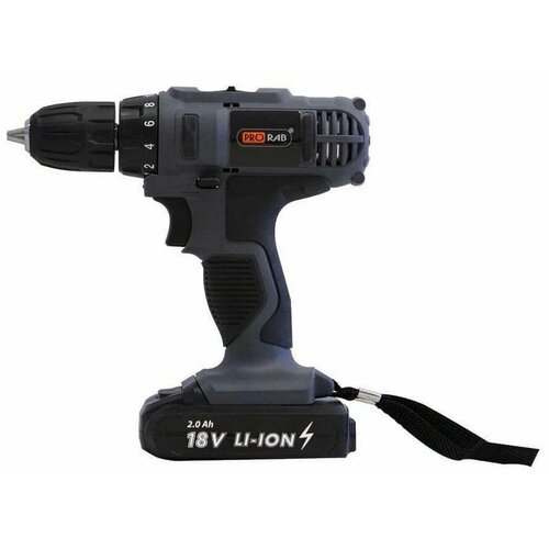 Аккумуляторный шуруповерт 18 В 1958 UK2 Прораб Prorab 2 Ач 32 Нм 0-3500-1250 обмин 10мм БЗП 2 акк LI-ION одночасовое заряд устр-во кейс 599000₽