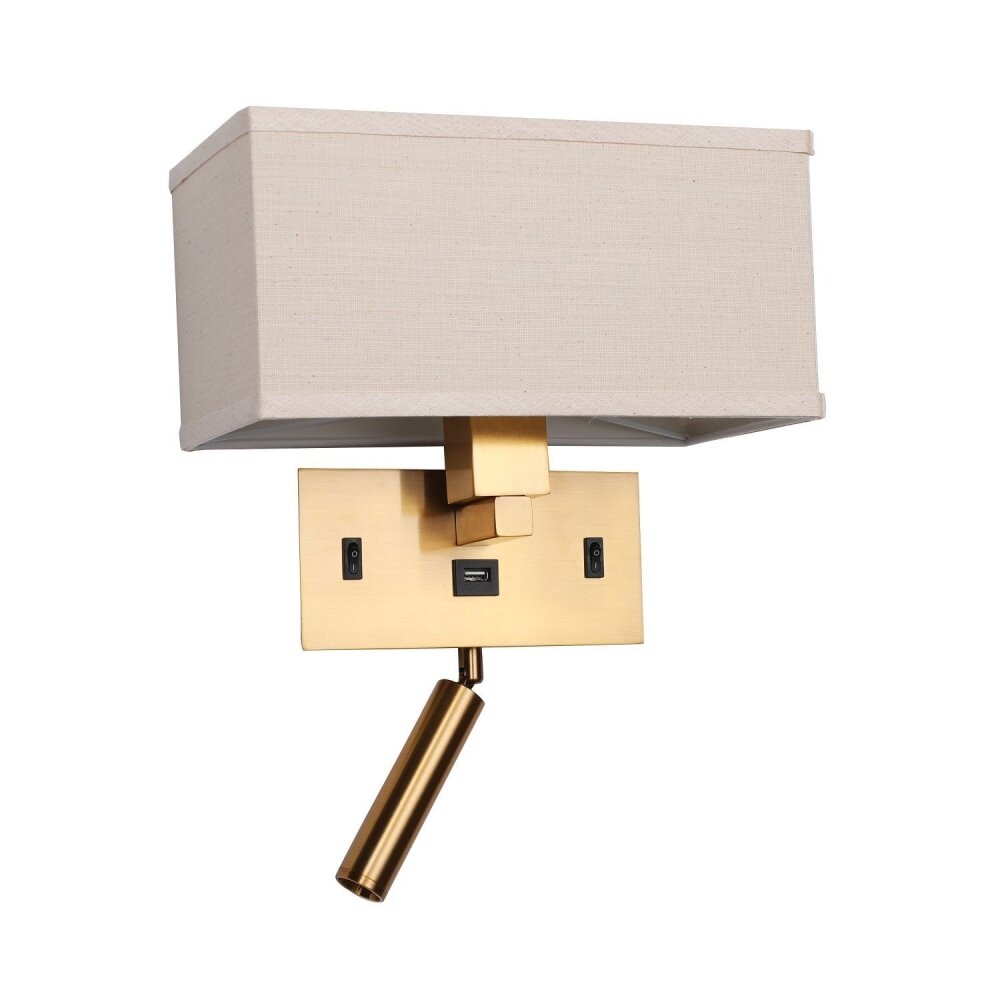 Бра с LED подсветкой Favourite Lectio с лампочкой 2225-2W+Lamps E27 Свеча - фото №2