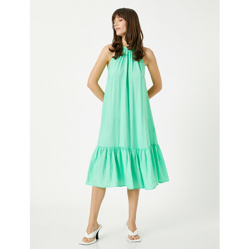 фото Платье koton, размер 44, зеленый
