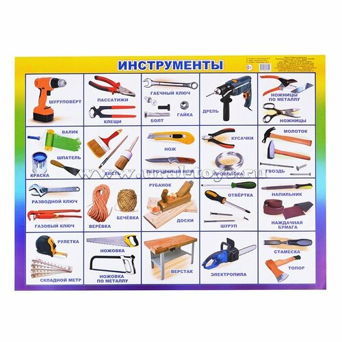 Плакат(Леда)Инструменты