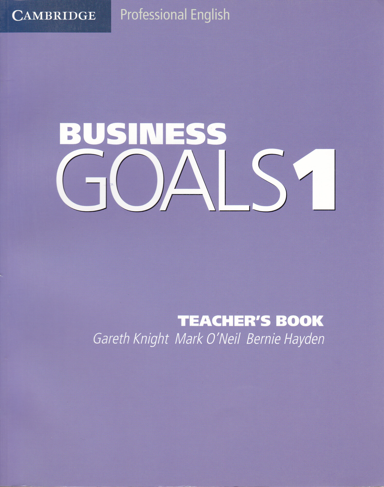 Business Goals 1 Teacher's Book