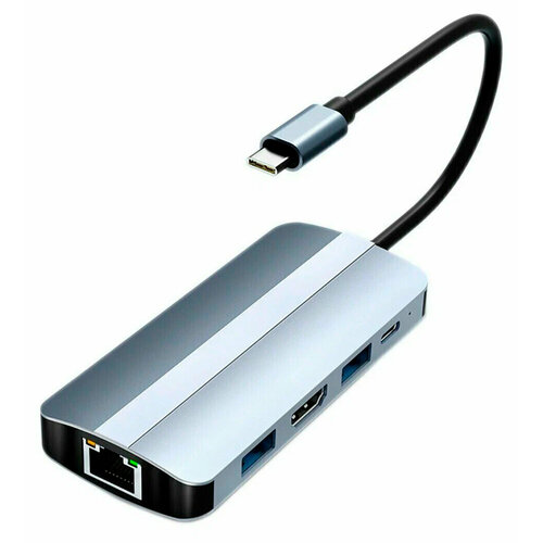 Адаптер-переходник Mivo MH-9011 USB HUB 9 in 1 usb hub разветвитель 4 in 1 multifunctional type c adapter usb usb c to usb3 0х1 usb2 0х3 mivo mh 4011