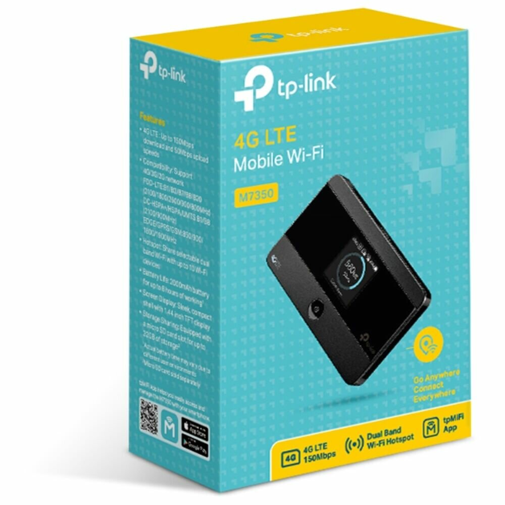 Мобильный роутер TP-LINK M7350 802.11n, 3G/LTE 300Мбит/с, USB2.0 — фото 1