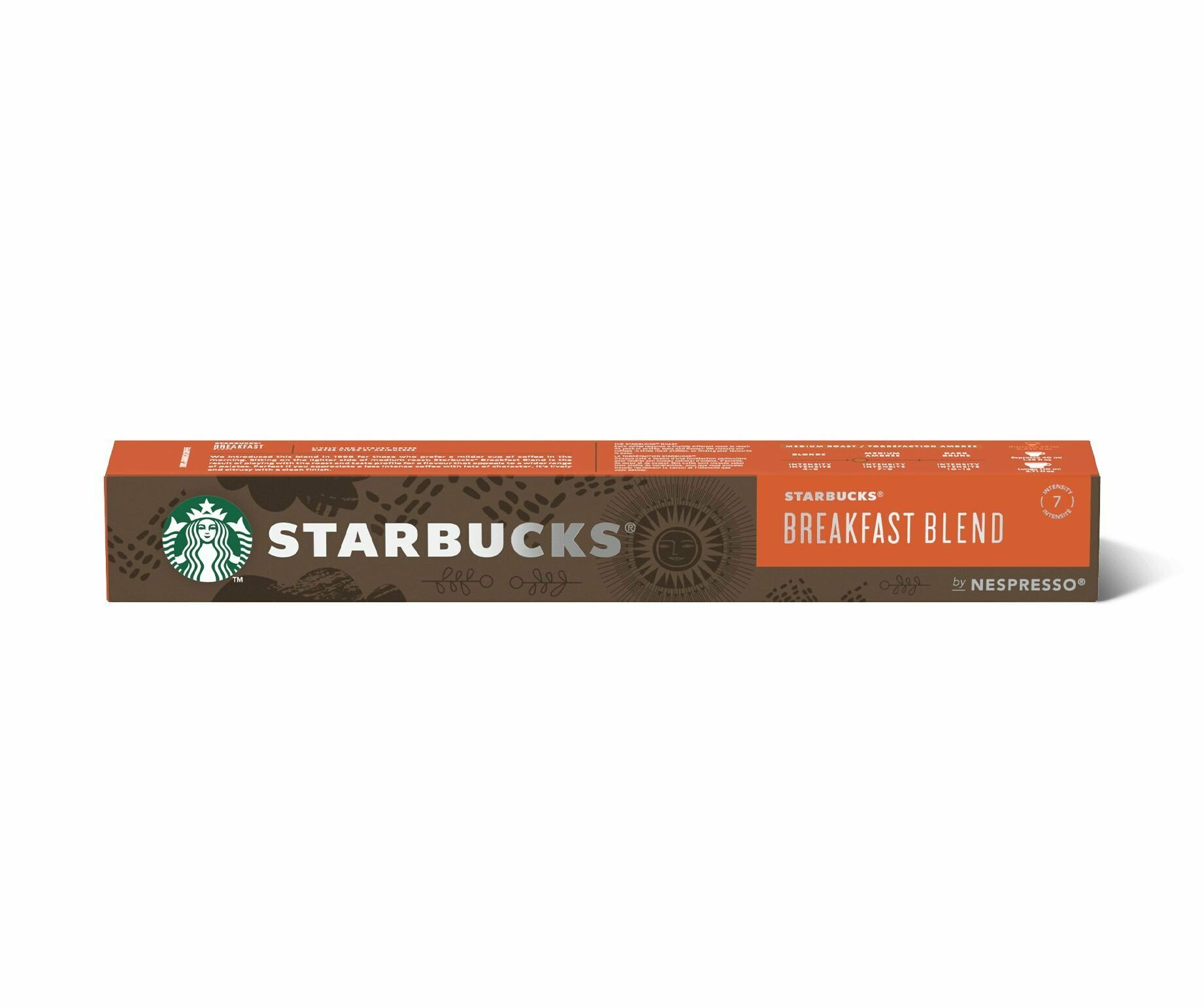 Кофе в капсулах "Starbucks Breakfast Blend", средняя обжарка, арабика, 10шт