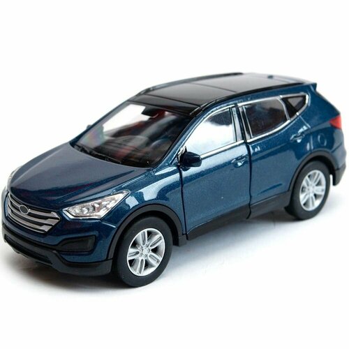 Машинка Модель 1:38 Hyundai Santa Fe 43677W оригинальный 4 кнопочный смарт ключ cn020086 для hyundai santa fe 2019 433 мгц дистанционный 47 чип 95440 s1000 tm