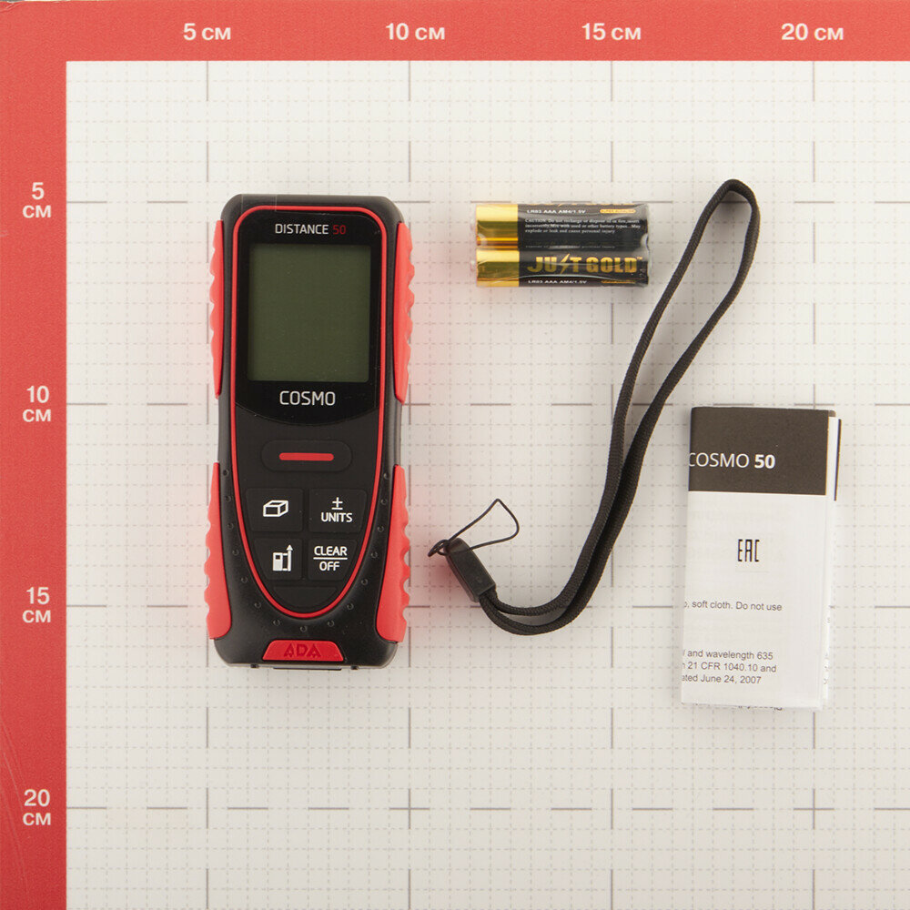 Дальномер лазерный Ada Cosmo 50 50 м (А00491) Ada А00491 — фото 1