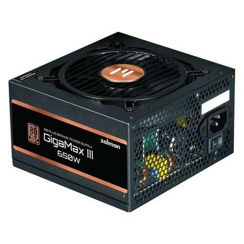 Блок питания Zalman ZM650-GV3 Gen.5, 650Вт, 120мм, черный, retail