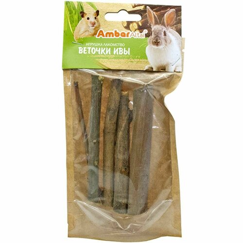 Лакомство для грызунов Ambar - Веточки ивы, 20г, 1 шт