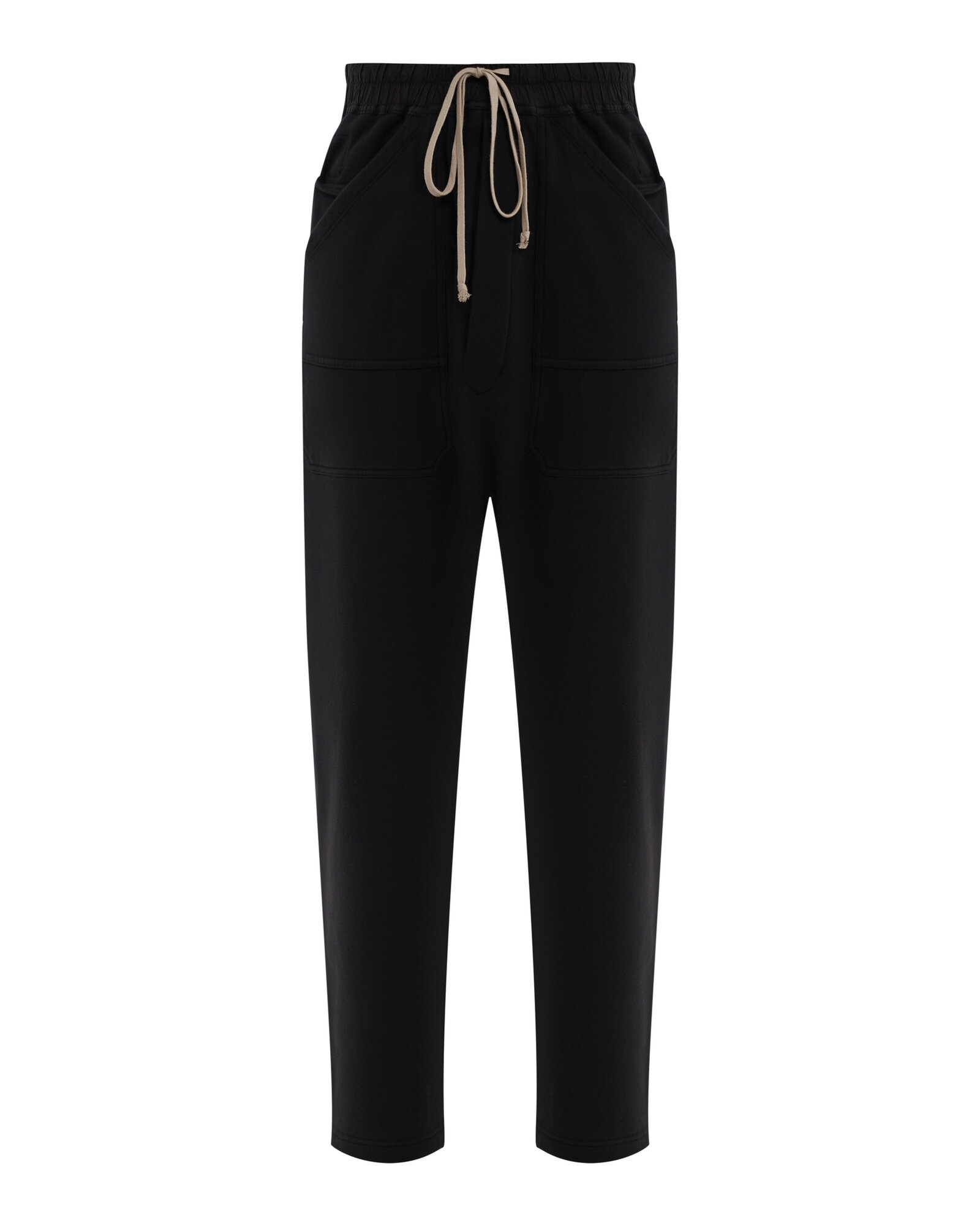 RICK OWENS DRKSHDW брюки черные LUXOR FELPA CLASSIC CARGO