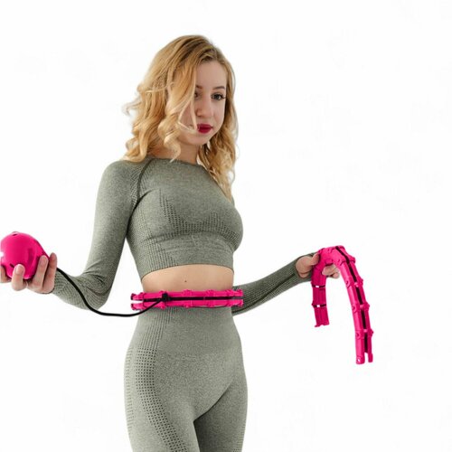 Массажный смарт обруч Хула Хуп с утяжелителем ZET-605 1290₽