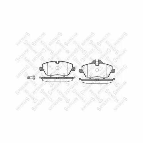 Комплект тормозных колодок, дисковый тормоз, STELLOX 1142 000-SX (1 шт.)