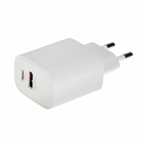 Сетевое зарядное устройство GQ-5, USB, Type-C, 3 A, 20 W, QC+PD, белое сетевое зарядное устройство apple 30w type c my1w2zm a белое eac