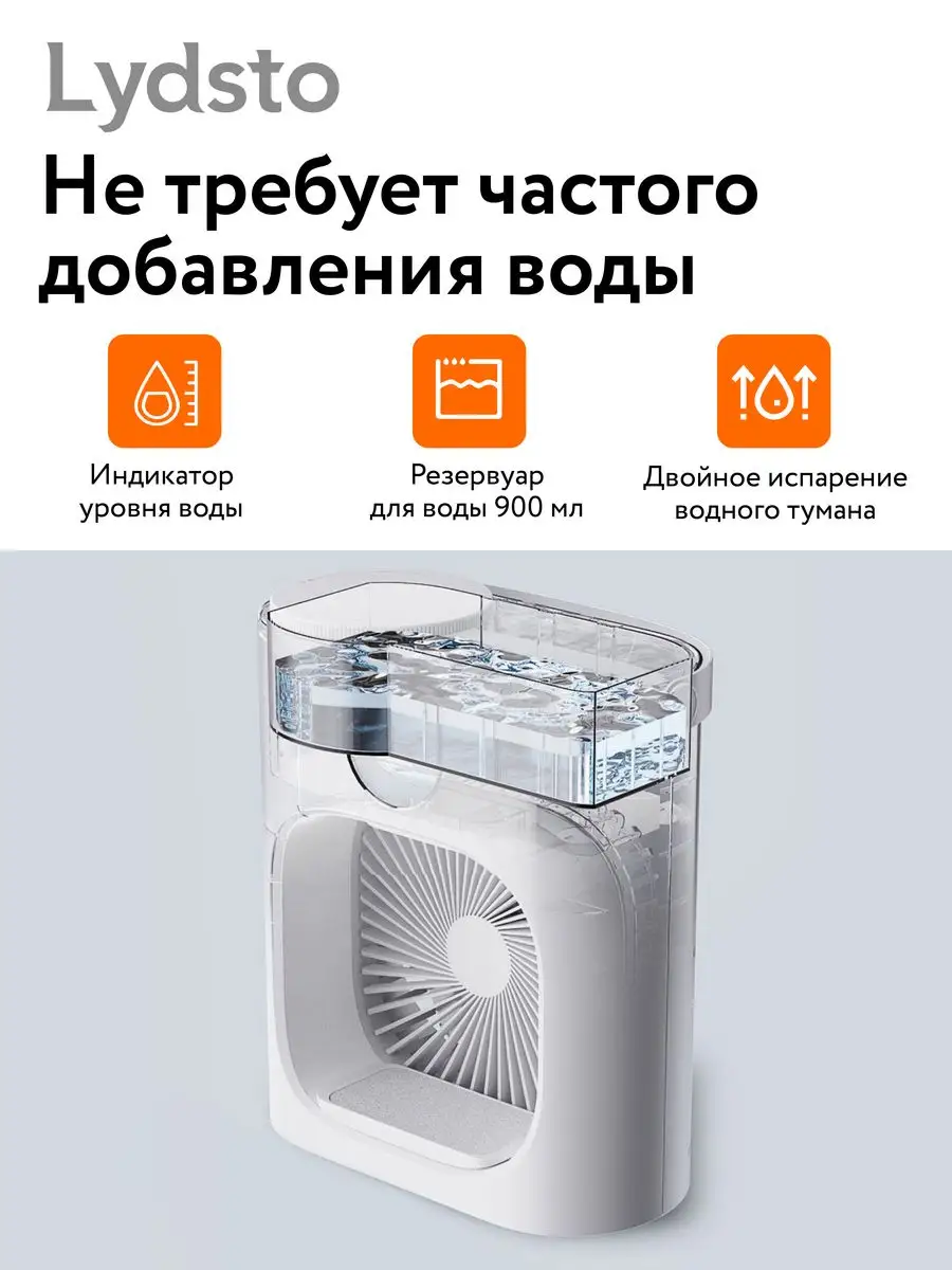Вентилятор настольный с увлажнением Xiaomi Lydsto CL08 - фотография № 2