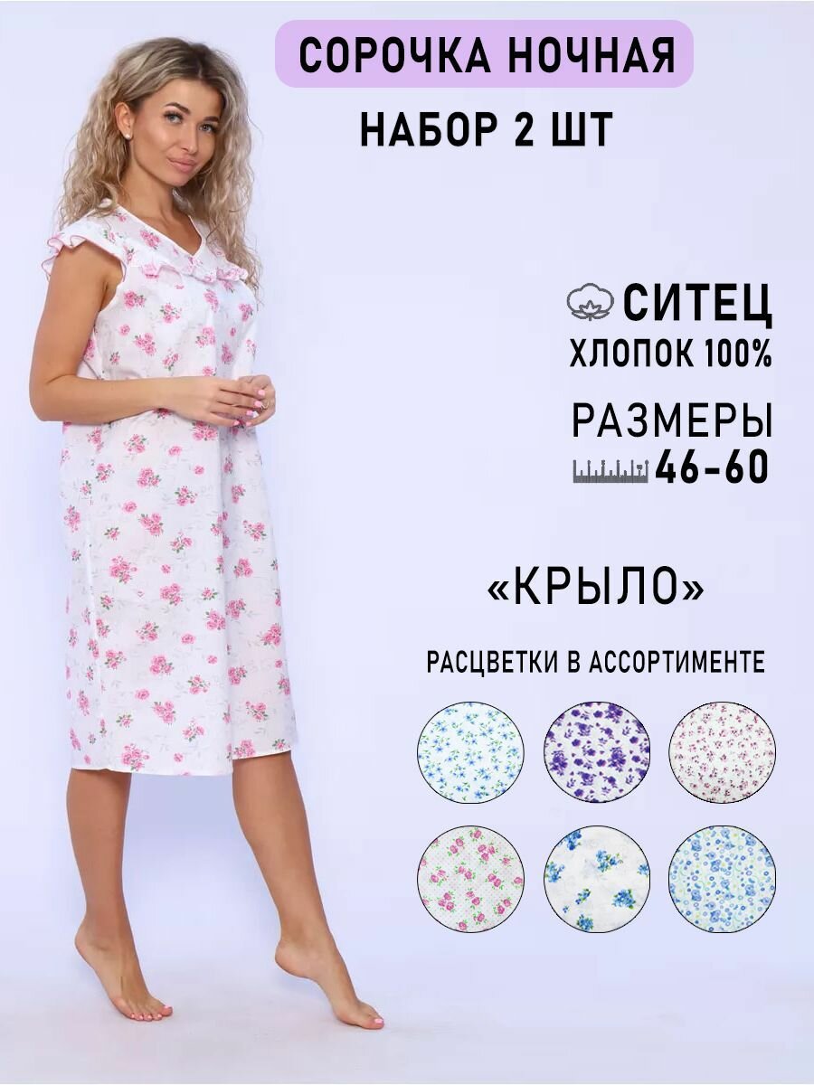 Сорочка для кормящих мам