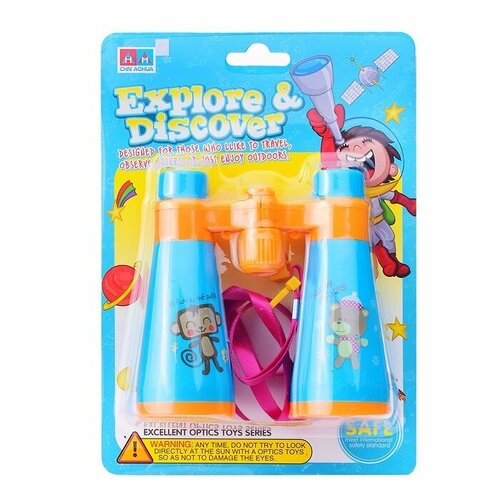 Бинокль детский Oubaoloon Пластик от 3 лет на листе 4002A-3 577₽