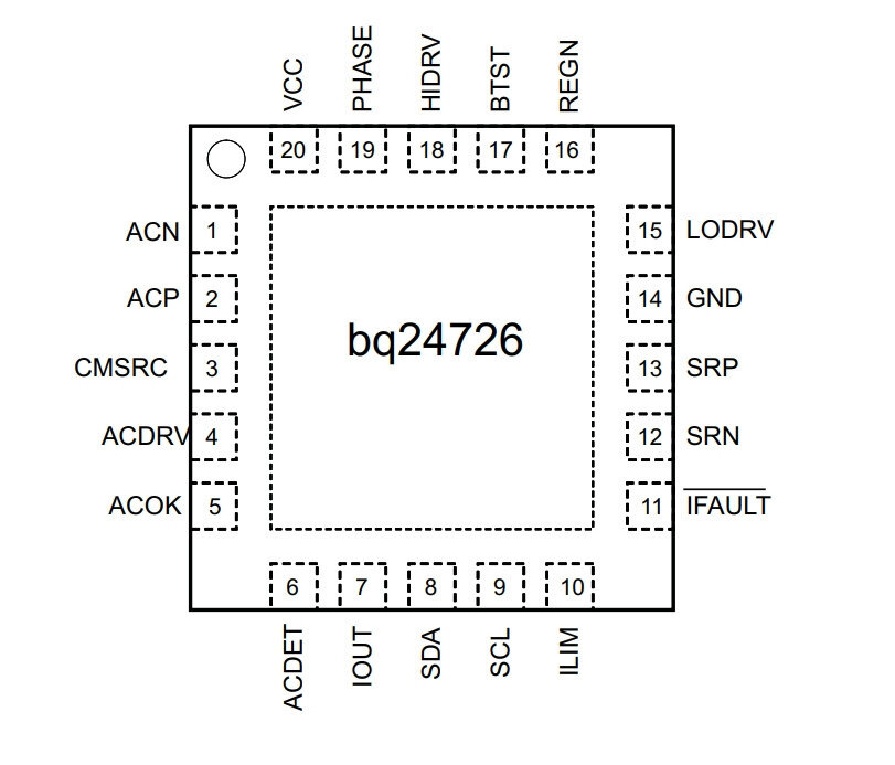 Микросхема BQ24726